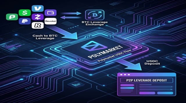 Polymarket P2P Leveraged BTC Deposit
